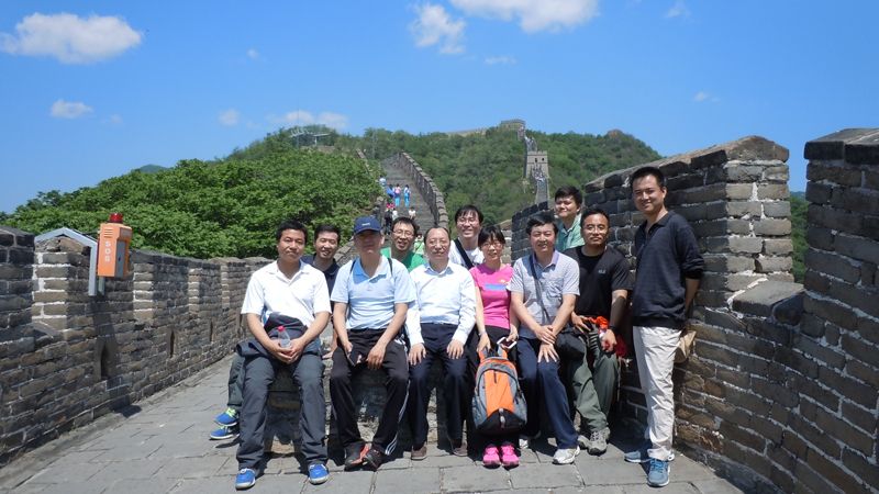 八達嶺合影留念